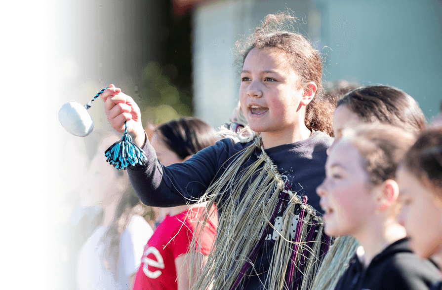 Image of students performing at school