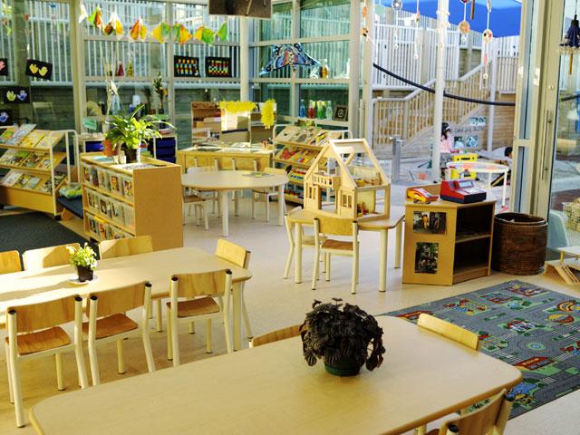 Different spaces within early childhood centre